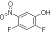 2,4-Difluoro-5-nitrophenol molecular structure (CAS 113512-57-5)