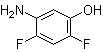 5-Amino-2,4-difluorophenol molecular structure (CAS 113512-71-3)