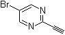 structure of CAS# 1135283-08-7, 5-Bromo-2-ethynylpyrimidine