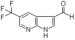 5-(Trifluoromethyl)-1H-pyrrolo[2,3-b]pyridine-3-carboxaldehyde molecular structure (CAS 1135283-53-2)