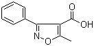 5-Methyl-3-phenylisoxazole-4-carboxylic acid molecular structure (CAS 1136-45-4)