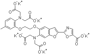 Fura 2 pentapotassium molecular structure (CAS 113694-64-7)