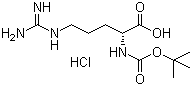 N-[(1,1-Dimethylethoxy)carbonyl]-D-arginine hydrochloride molecular structure (CAS 113712-06-4)