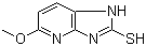 2-Mercapto-5-methoxyimidazole[4,5-b]pyridine molecular structure (CAS 113713-60-3)
