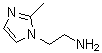 1-(2-氨基乙基)-2-甲基咪唑分子结构 (CAS 113741-01-8)