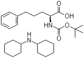 Boc-L-2-amino-5-phenylpentanoic acid dicyclohexylamine salt molecular structure (CAS 113756-89-1)