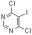 结构式 CAS# 1137576-38-5, 4,6-二氯-5-碘嘧啶