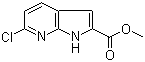 6-Chloro-1H-pyrrolo[2,3-b]pyridine-2-carboxylic acid methyl ester molecular structure (CAS 1140512-58-8)