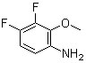 structure of CAS# 114076-35-6, 2-Methoxy-3,4-difluoroaniline;3,4-Difluoro-2-methoxyaniline