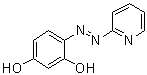 4-(2-吡啶基偶氮)间苯二酚分子结构 (CAS 1141-59-9)