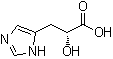 (alphaR)-alpha-Hydroxy-1H-imidazole-5-propanoic acid molecular structure (CAS 1141479-01-7)