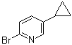 2-Bromo-5-cyclopropylpyridine molecular structure (CAS 1142197-14-5)