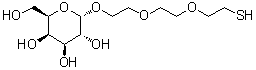2-[2-(2-Mercaptoethoxy)ethoxy]ethyl alpha-D-galactopyranoside molecular structure (CAS 1142408-15-8)