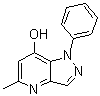 5-Methyl-1-phenyl-1H-pyrazolo[4,3-b]pyridin-7-ol molecular structure (CAS 1143-81-3)