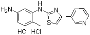 4-Methyl-N3-[4-(3-pyridinyl)-2-thiazolyl]-1,3-benzenediamine dihydrochloride molecular structure (CAS 1143459-92-0)