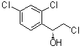 (alphaR)-2,4-Dichloro-alpha-(chloromethyl)benzenemethanol molecular structure (CAS 114446-57-0)