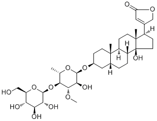 Thevebioside molecular structure (CAS 114586-47-9)