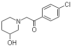 1-(4-Chlorophenyl)-2-(3-hydroxy-1-piperidinyl)ethanone molecular structure (CAS 1146080-72-9)