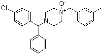 Meclozine N-oxide molecular structure (CAS 114624-69-0)