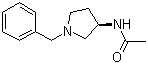 (R)-(+)-1-苄基-3-乙酰氨基吡咯烷分子结构 (CAS 114636-33-8)