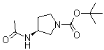 tert-Butyl (S)-3-acetamidopyrrolidine-1-carboxylate molecular structure (CAS 114636-37-2)