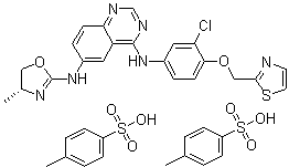 Varlitinib tosylate分子结构 (CAS 1146629-86-8)