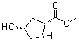 structure of CAS# 114676-47-0, (2R,4R)-4-Hydroxypyrrolidine-2-carboxylic acid methyl ester;cis-4-Hydroxy-D-proline methyl ester