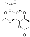 2,6-Anhydro-1-deoxy-L-arabino-hex-5-enitol triacetate molecular structure (CAS 114718-44-4)