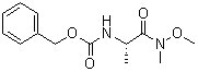 Benzyl [(2S)-1-[methoxy(methyl)amino]-1-oxopropan-2-yl]carbamate molecular structure (CAS 114744-83-1)