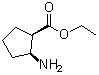 结构式 CAS# 114745-45-8, 顺式-2-氨基环戊烷羧酸乙酯