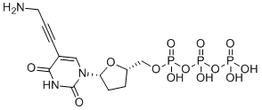 5-Propargylamino-ddUTP molecular structure (CAS 114748-59-3)