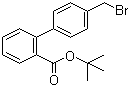 结构式 CAS# 114772-40-6, 4'-溴甲基联苯-2-甲酸叔丁酯