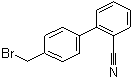 4-Bromomethyl-2-cyanobiphenyl molecular structure (CAS 114772-54-2)