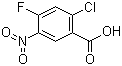 2-Chloro-4-fluoro-5-nitrobenzoic acid molecular structure (CAS 114776-15-7)