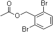 结构式 CAS# 1147858-83-0, 2,6-二溴苄基乙酸酯