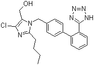 Losartan molecular structure (CAS 114798-26-4)