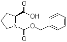 结构式 CAS# 1148-11-4, N-苄氧羰基-L-脯氨酸; N-CBZ-L-脯氨酸