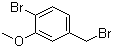 结构式 CAS# 1148110-16-0, 1-溴-4-(溴甲基)-2-甲氧基苯