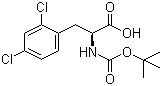 (S)-Boc-2,4-Dichlorophenylalanine molecular structure (CAS 114873-04-0)