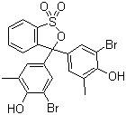 溴甲酚紫分子结构 (CAS 115-40-2)