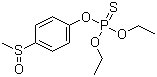 structure of CAS# 115-90-2, Fensulfothion;Phosphorothioic acid O,O-diethyl O-[4-(methylsulfinyl)phenyl] ester