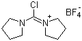 1-(Chloro-1-pyrrolidinylmethylene)pyrrolidinium tetrafluoroborate molecular structure (CAS 115007-14-2)