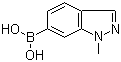 structure of CAS# 1150114-80-9, 1-Methylindazole-6-boronic acid