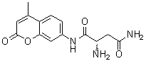 结构式 CAS# 115047-89-7, (2S)-2-氨基-N1-(4-甲基-2-氧代-2H-1-苯并吡喃-7-基)丁二酰胺