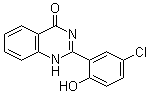 2-(5-Chloro-2-hydroxyphenyl)-4(1H)-quinazolinone molecular structure (CAS 1151-84-4)