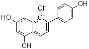 结构式 CAS# 1151-98-0, 氯化芹菜定