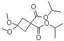 Diisopropyl 3,3-Dimethoxycyclobutane-1,1-dicarboxylate molecular structure (CAS 115118-68-8)