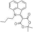 5-(1-Butylbenz[cd]indol-2(1H)-ylidene)-2,2-dimethyl-1,3-dioxane-4,6-dione molecular structure (CAS 1151666-45-3)