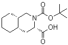 (3S,4aS,8aS)-2-(tert-Butoxycarbonyl)decahydroisoquinoline-3-carboxylic acid molecular structure (CAS 115238-59-0)