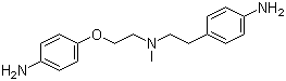 structure of CAS# 115256-13-8, N-Methyl-N-(2-(4-aminophenoxy)ethyl)-2-(4-aminophenyl)ethanamine